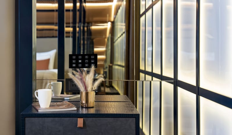 LUJO BODRUM - INDIGO CLUBBER TERRACE ROOM DETAIL